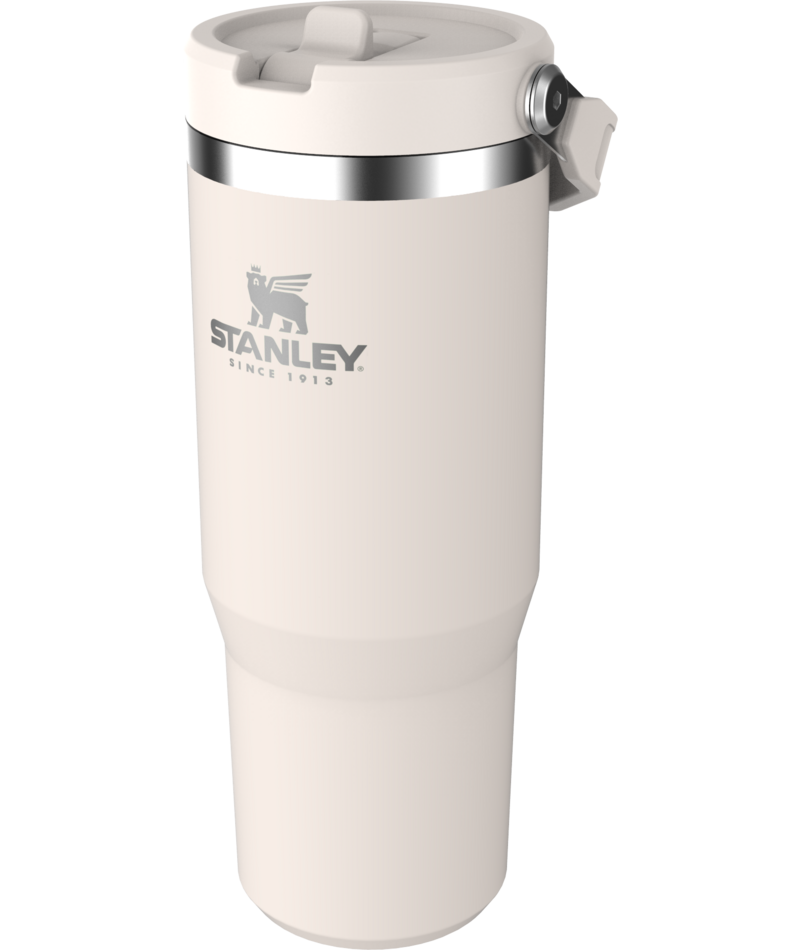 Stanley The IceFlow Flip Straw Tumbler 30oz, Color: Cream
