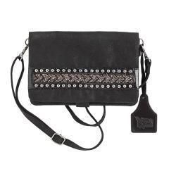 Angel Ranch Onyx Style Crossbody Clutch Black D330008101