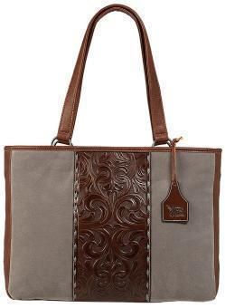 Angel Ranch Celia Collection Conceal Carry Shoulder Bag Grey D330009206
