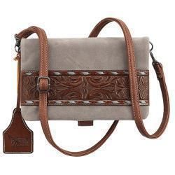 Angel Ranch Celia Collection Crossbody Clutch Grey D330009406