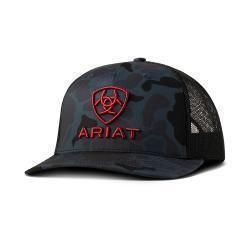 Ariat Mens Cap R112 SnapBack Camo 3D Embroidered Logo Navy A300090103 Ariat Mens Cap R112 SnapBack Camo 3D Embroidered Logo Navy A300090103
