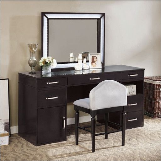 VICKIE Vanity  Black (DK5684DG-1-2-3)