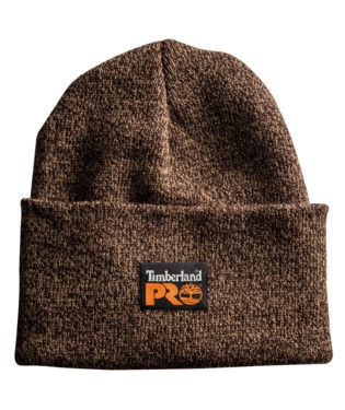 TIMBERLAND WATCH CAP MARLED DRK BRWN/ SANDSTONE TB0A1V98Y821