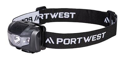 PORTWEST PA71BKR USB Rechargable Head Torch