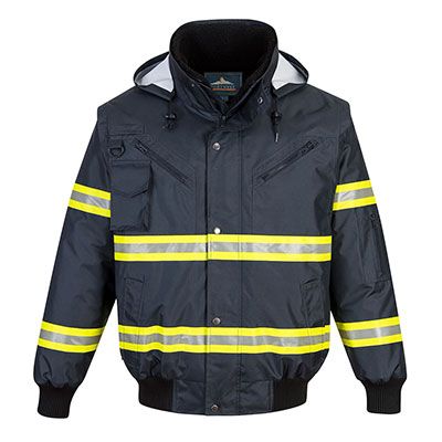 PORTWEST F126 Iona Xtra 3-in-1 Bomber Jacket Navy 4XL