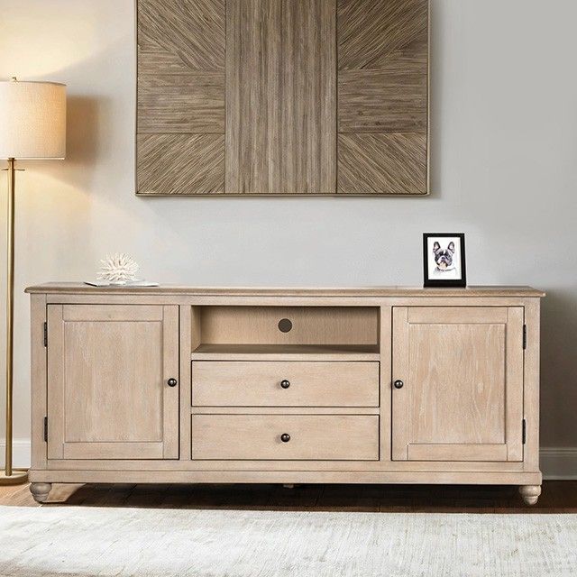 Chesapeake Light White Wash 72" TV Stand (FM49000AK-TV)