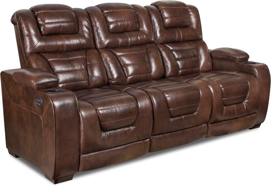 Desert Chocolate Power Sofa (73901-39HR)