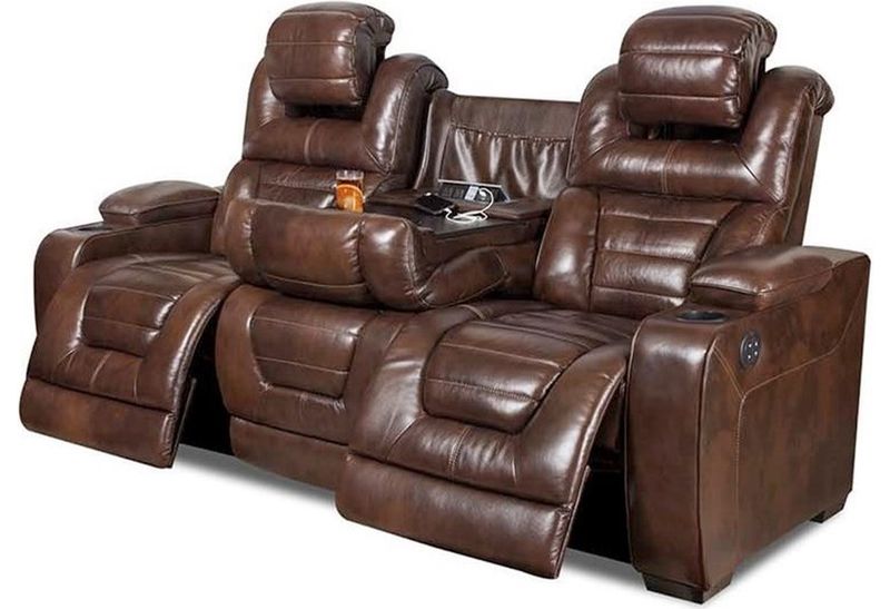 Desert Chocolate Power Loveseat (73901-49HR)