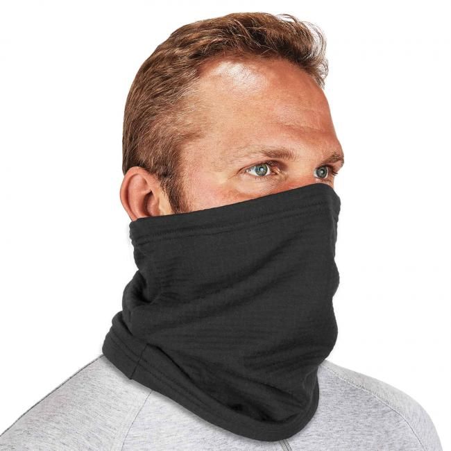 Ergodyne FR Dual Hazard Neck Gaiter, Color: BLACK 6962