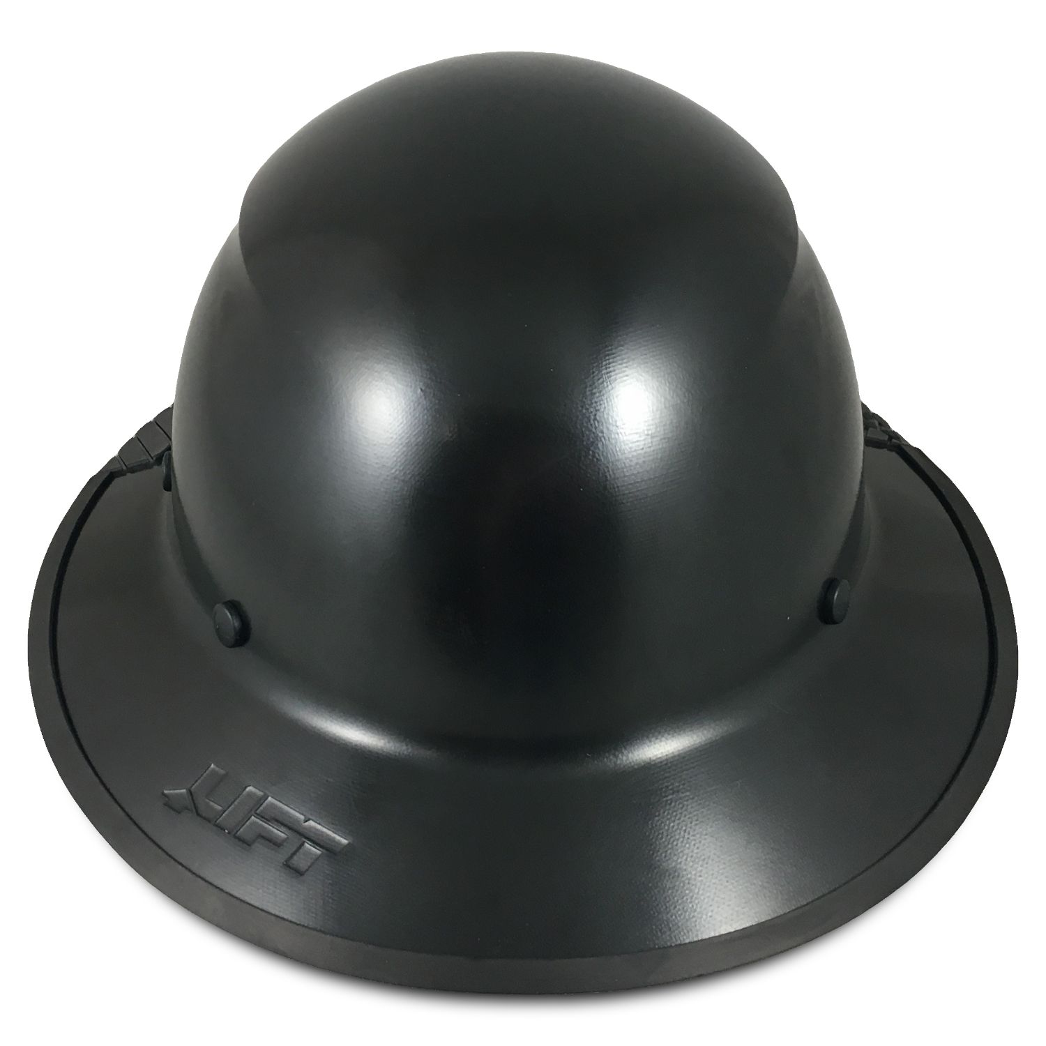 DAX HDF-15KG-BLK Fiberglass Composite Hard Hat Full Brim Solid Black DAX HDF-15KG-BLK Fiberglass Composite Hard Hat Full Brim Solid Black