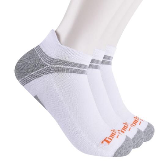 Timberland Pro Men’s Power Train Low Cut Socks 43TB219986TD-WHT