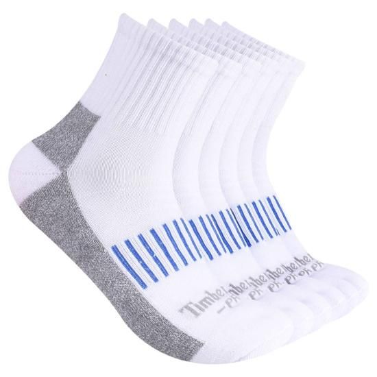 TIMBERLAND 43TB302386TB-100 LRG 6PK TBL PRO BIG LOGO 1/2 CUSH QUARTER
