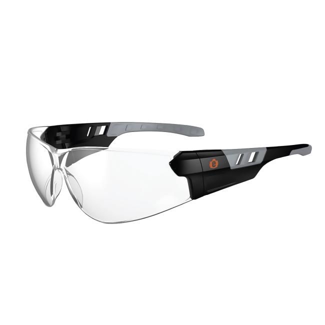 Ergodyne Saga Frameless Safety Glasses, Color: 59103 Matte Black