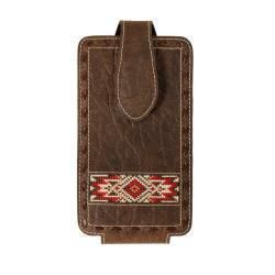3D Cell Phone Case Embroidered Inlay Buck Lace Red D350000804