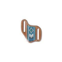 Ariat Knife Sheath Pancake Southwestern Inlay Brown A1802602