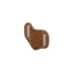 Ariat Knife Sheath Pancake Scrolling Embossed Medium Brown A1802844