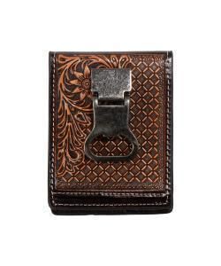 Nocona Mens Money Clip Style Wallet Brown N500048102