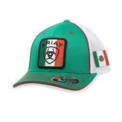 Ariat Mens Flexfit 110 SnapBack Mexico Flag Green A300063728