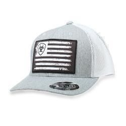 Ariat Mens Flexfit 110 SnapBack Flag Grey A300064206