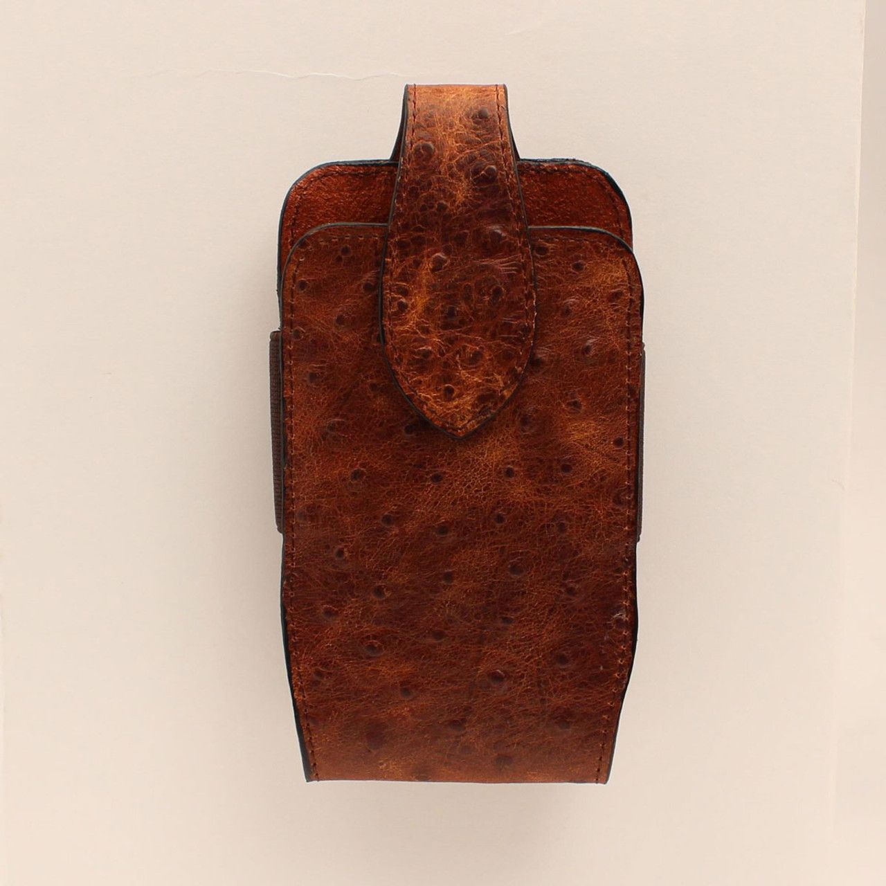 NOCONA PHONE HOLDER XXL BROWN OSTRICH PRINT DPH874