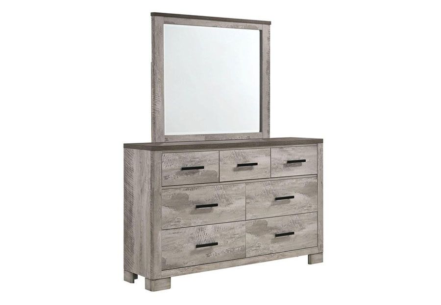 Millers Cove Queen Bedroom Collection DRESSER/MIRROR