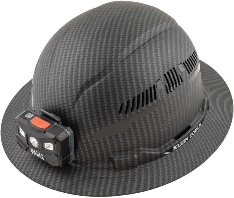 Klein Tools 60347 Hard Hat w/Rechargeable Lamp Class C