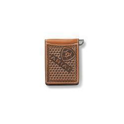 Ariat Money Clip Sunburst Basktweave BR  A3557102