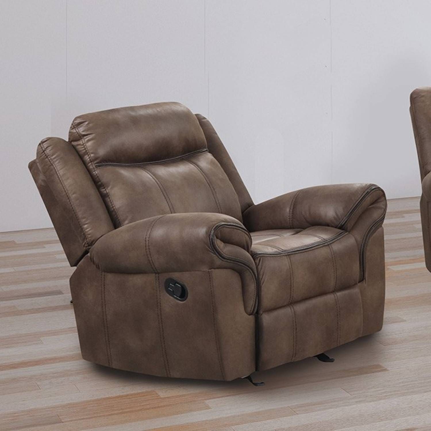 Agata Brown Glider Recliner (NX6001BR-CH)
