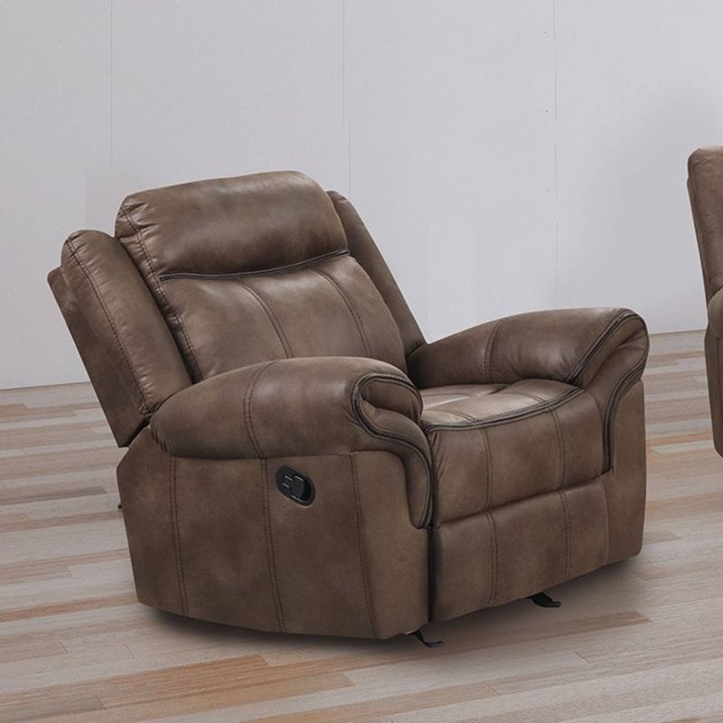 Agata Brown Glider Recliner (NX6001BR-CH)