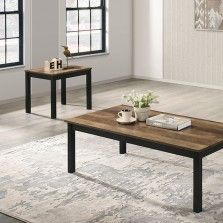 Findlay Paper Brown, 3 Piece Occasional Set FM42900BR-3PK