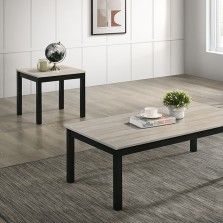 Findlay Paper, Light Gray, 3 Piece Occasional Set FM42900LG-3PK