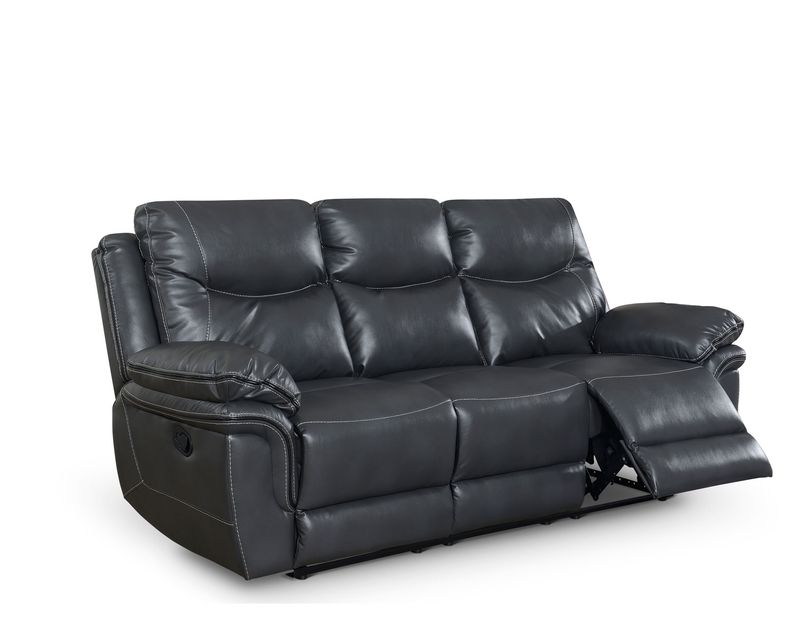 Isabella Manual Reclining Sofa, Grey IS850SG