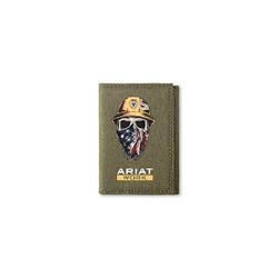 Ariat Work Trifold Wallet Dark Green A3401719