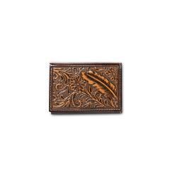 Ariat Trifold Feather Embossed BR A3557702