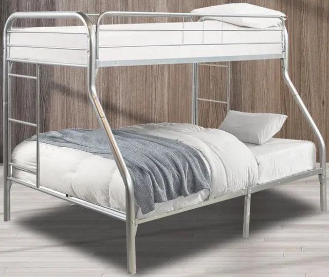 KITH SILVER TW/FL METAL BUNKBED (236-TF)