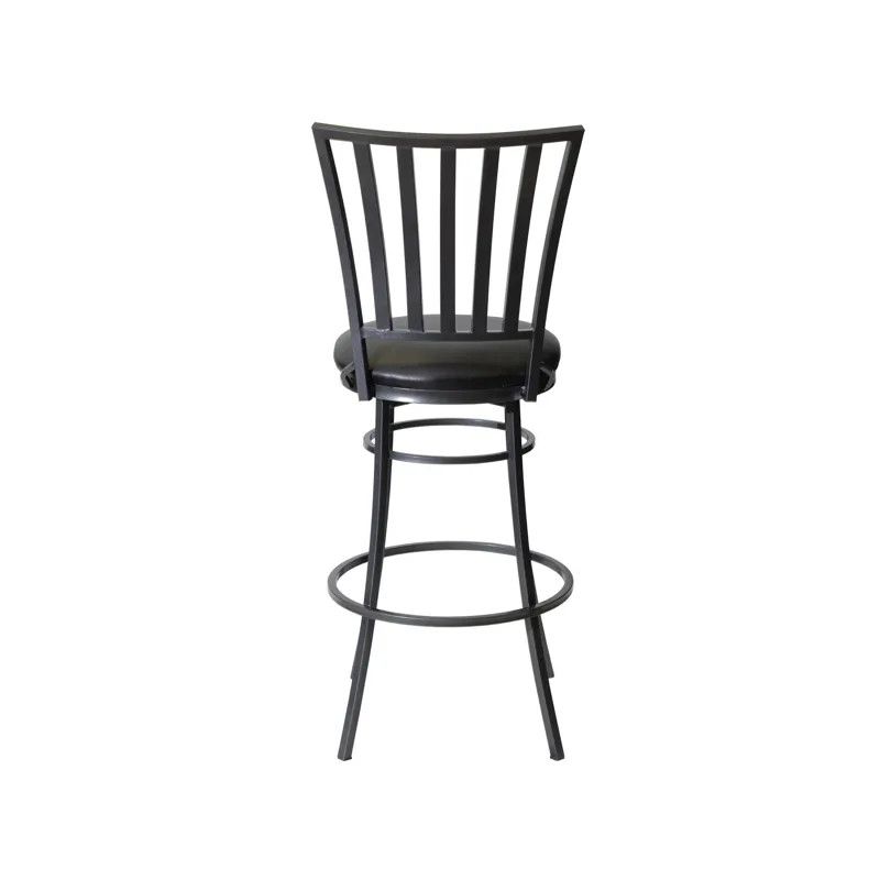Stellan 30" Bar Stool, Swivel Black, STL600BS