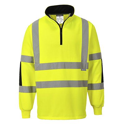 Xenon Hi-Vis Rugby Shirt, Yellow B308