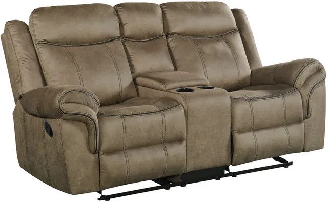 Sorrento Brown Motion Loveseat 59928-028-2X