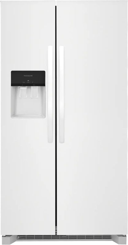 Frigidaire 25.6 Cu Ft SD SxS Refrigerator - White FRSS2623AW