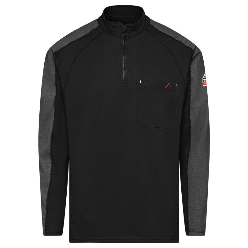 BULWARK Mens ¼ Zip Flex Knits - CAT 2 STZ2 BULWARK Mens ¼ Zip Flex Knits - CAT 2 STZ2, Size: S