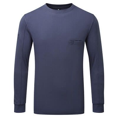 Women's FR Crew Neck FR727, Color: NAVY, Size: XS