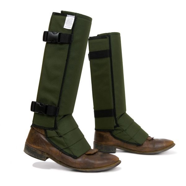 Crackshot Snake Chapz Olive Green Crackshot Snake Chapz Olive Green, Size: SHORT
