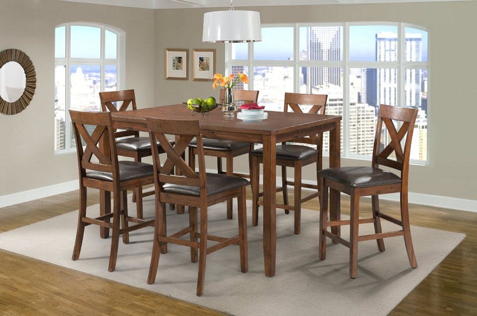 Alex 60" 7PC Counter Dining Set (DAX1007CS)