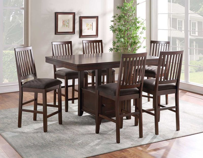Yorktown 7-Piece Counter Storage Dining Set (YT500PT,YT500CC)