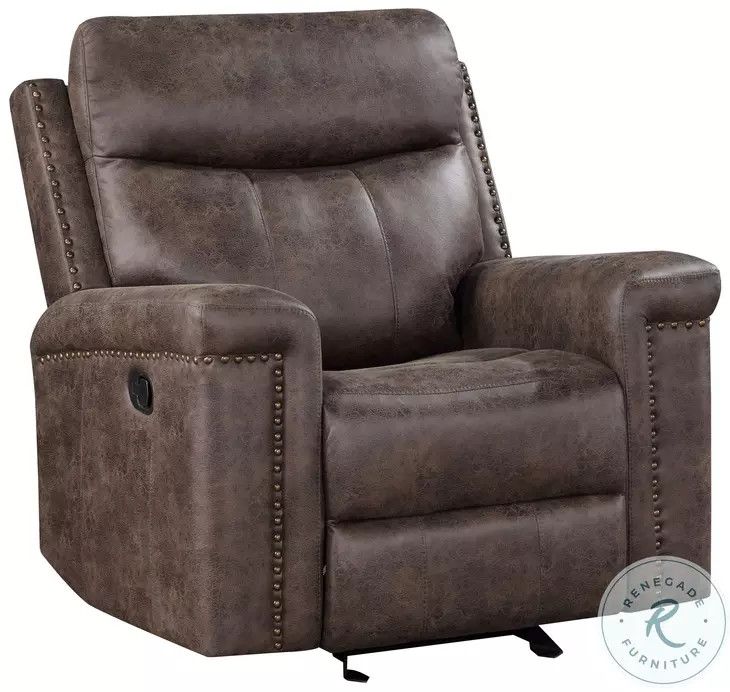 NEW CLASSIC QUADE GLIDER RECLINER MOCHA U1798-13-MCH