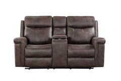new classic quade loveseat with console mocha (u1798-25-mch)