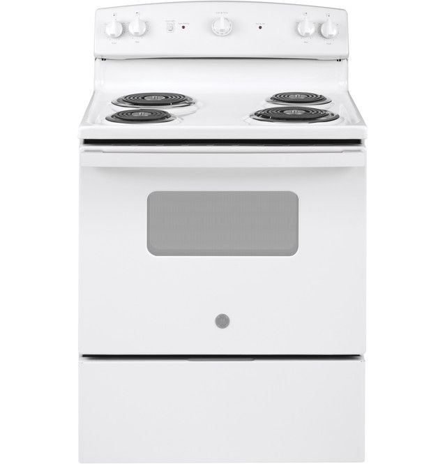 GE 30IN. 5.0CU.FT Electric Range in White JBS160DMWW