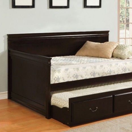 SAHARA DAYBED W/ TRUNDLE, ESPRESSO CM1637EX-BED