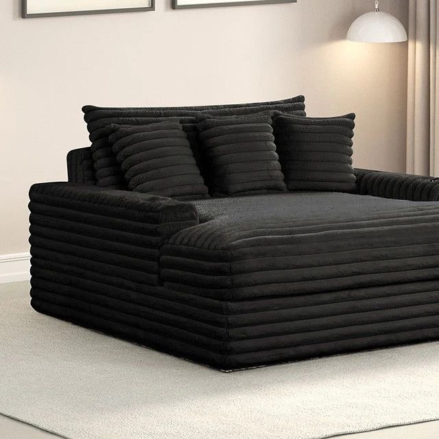Veyrier 2 Arm Chaise (FM6901BK-CE)