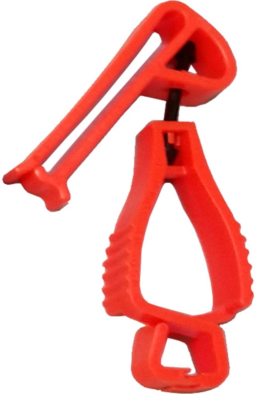 UTILITY GUARD GLOVE CLIP, Color: 7000GG OR
